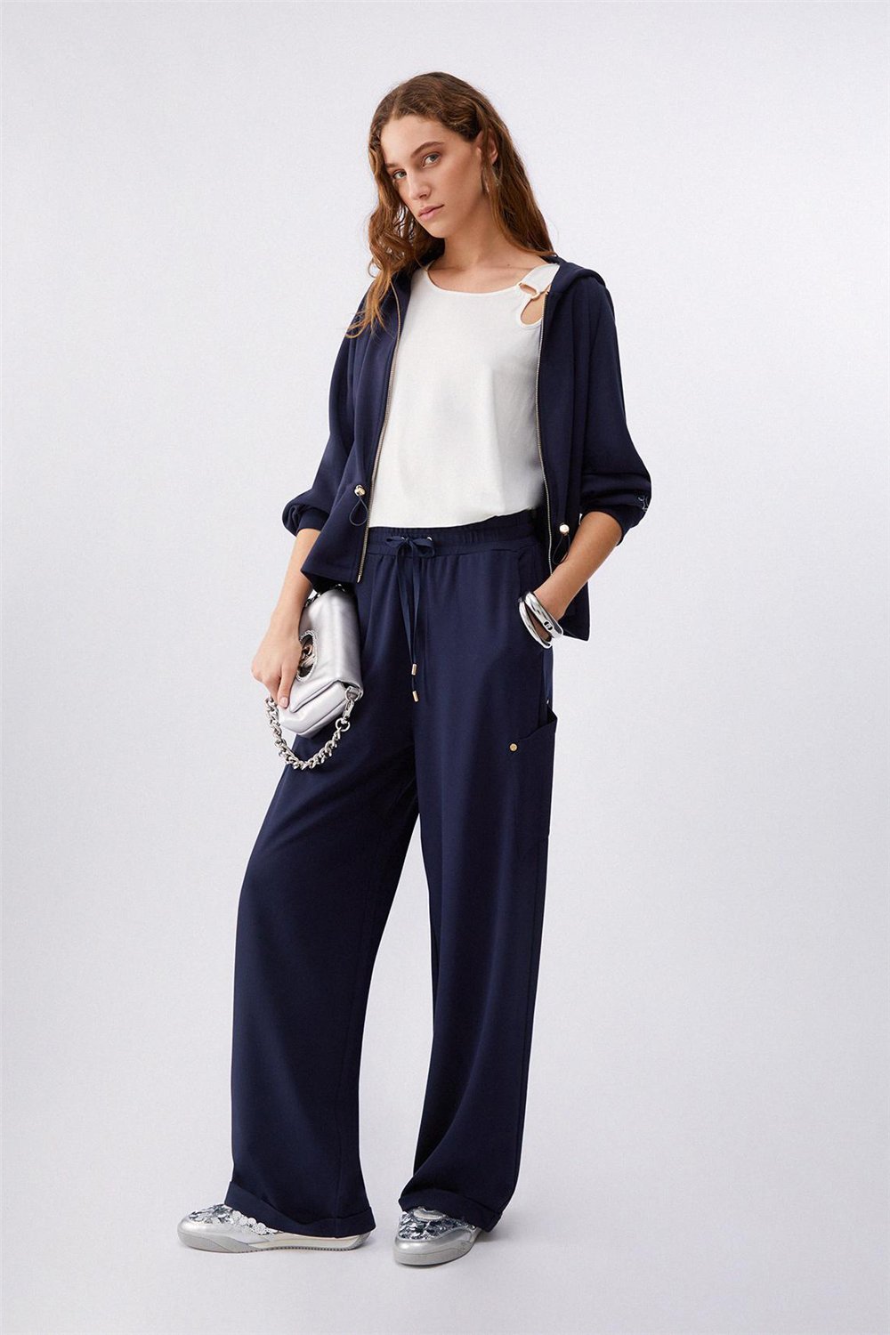Liu Jo Pant.Jersey Lungo Kadın Eşofman Altı