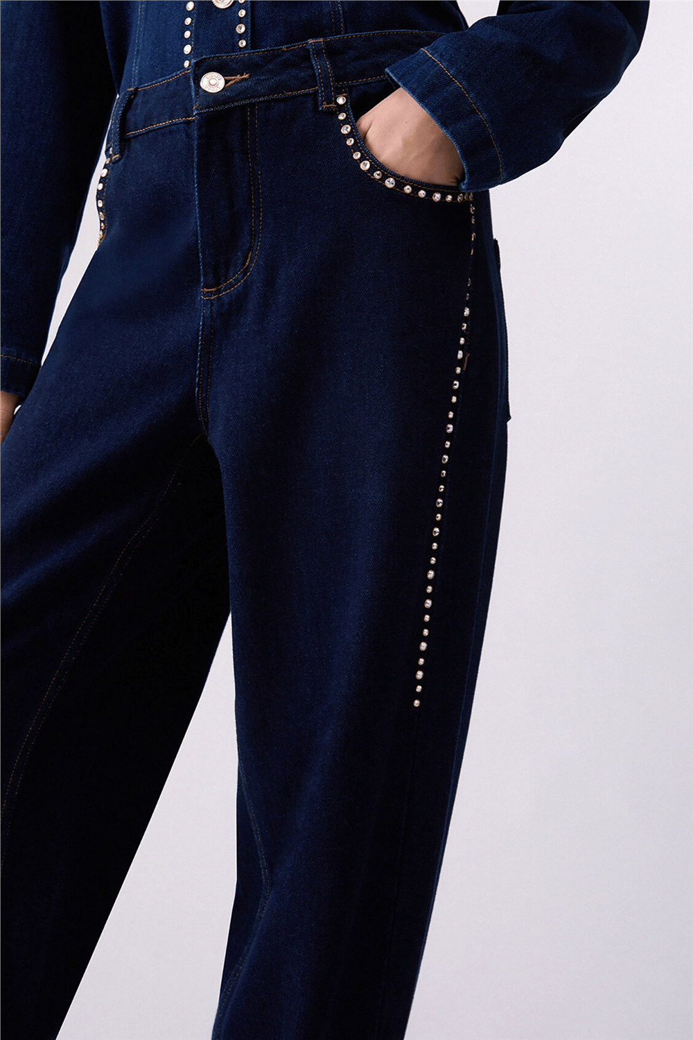 Liu Jo Pant.Barrel H.W. Kadın Jean Pantolon Çok Renkli