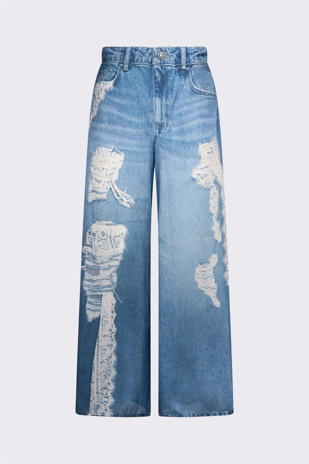 Liu Jo Pant.Flare Digital H.W. Kadın Jean Pantolon