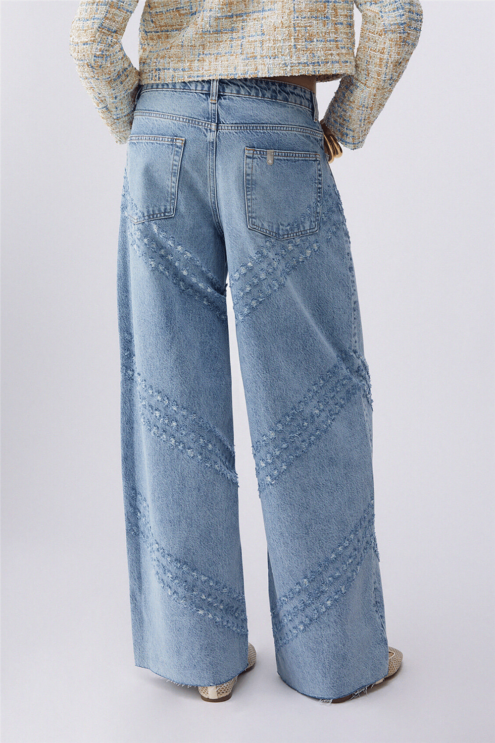 Liu Jo Pant.Flare H.W. Kadın Jean Pantolon Mavi