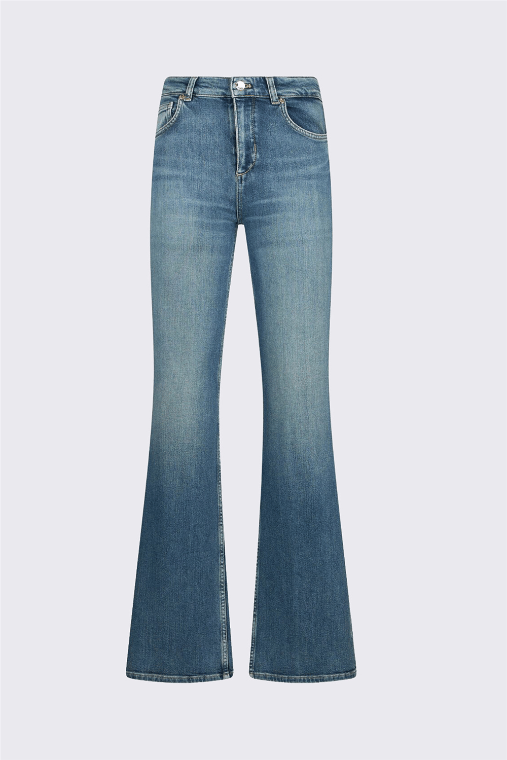 Liu Jo Pant.Magic Boot Cut H.W. Kadın Jean Pantolon Mavi