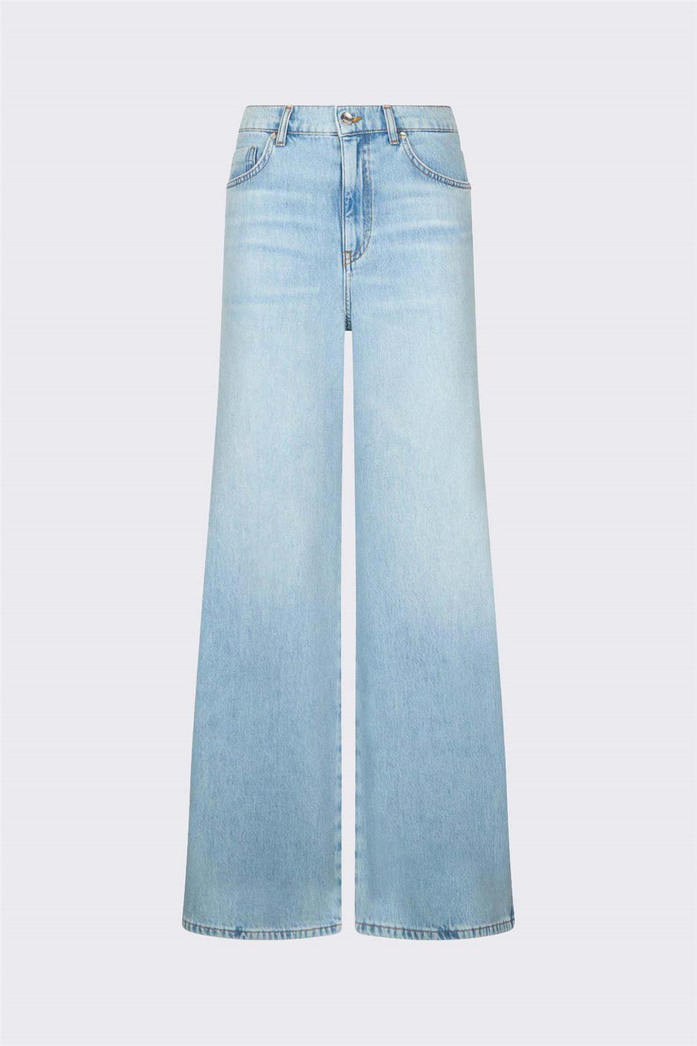 Liu Jo Pant.Midi Flare Split Reg.W. Kadın Jean Pantolon