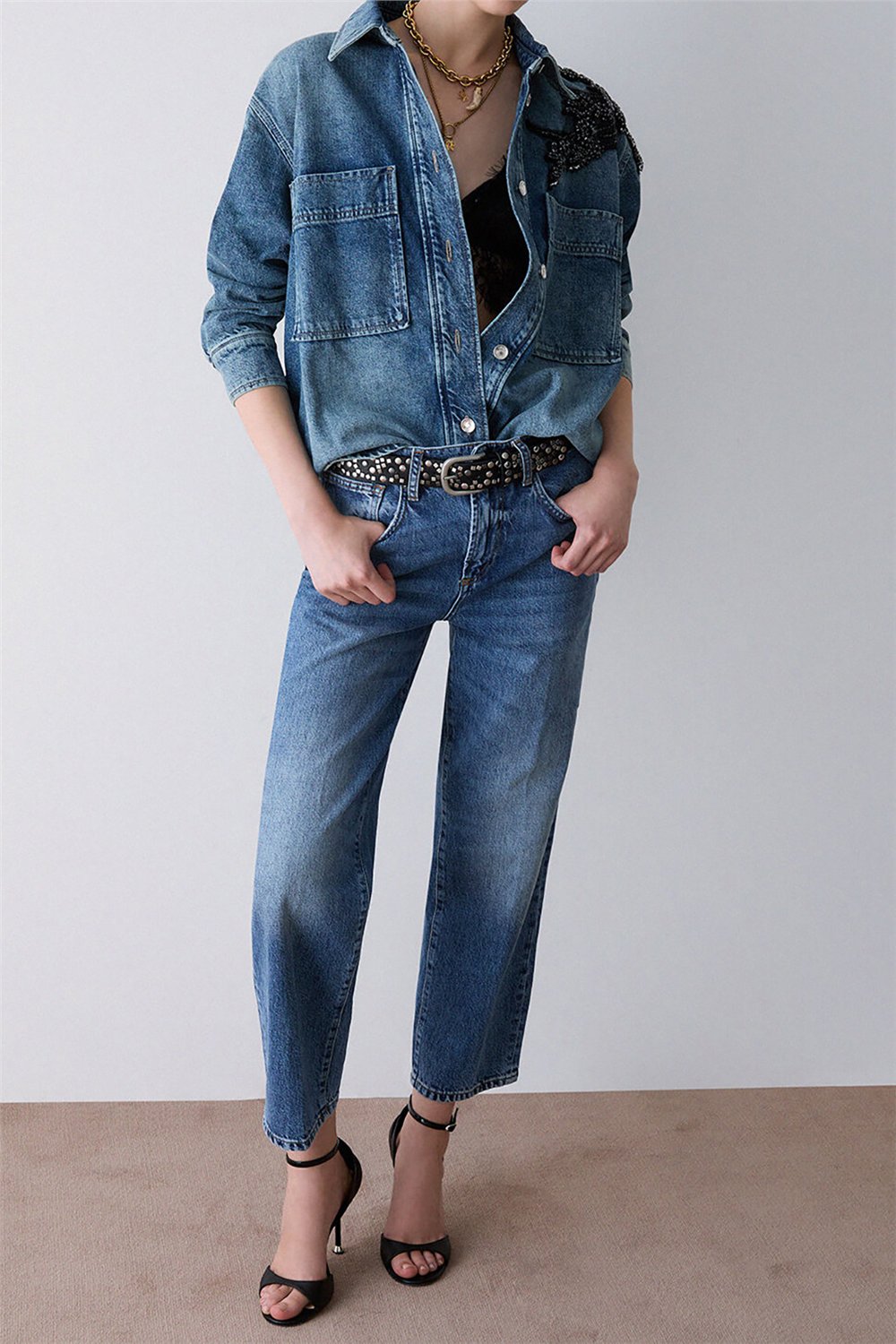 Liu Jo Pant.New Boy L.W. Kadın Jean Pantolon