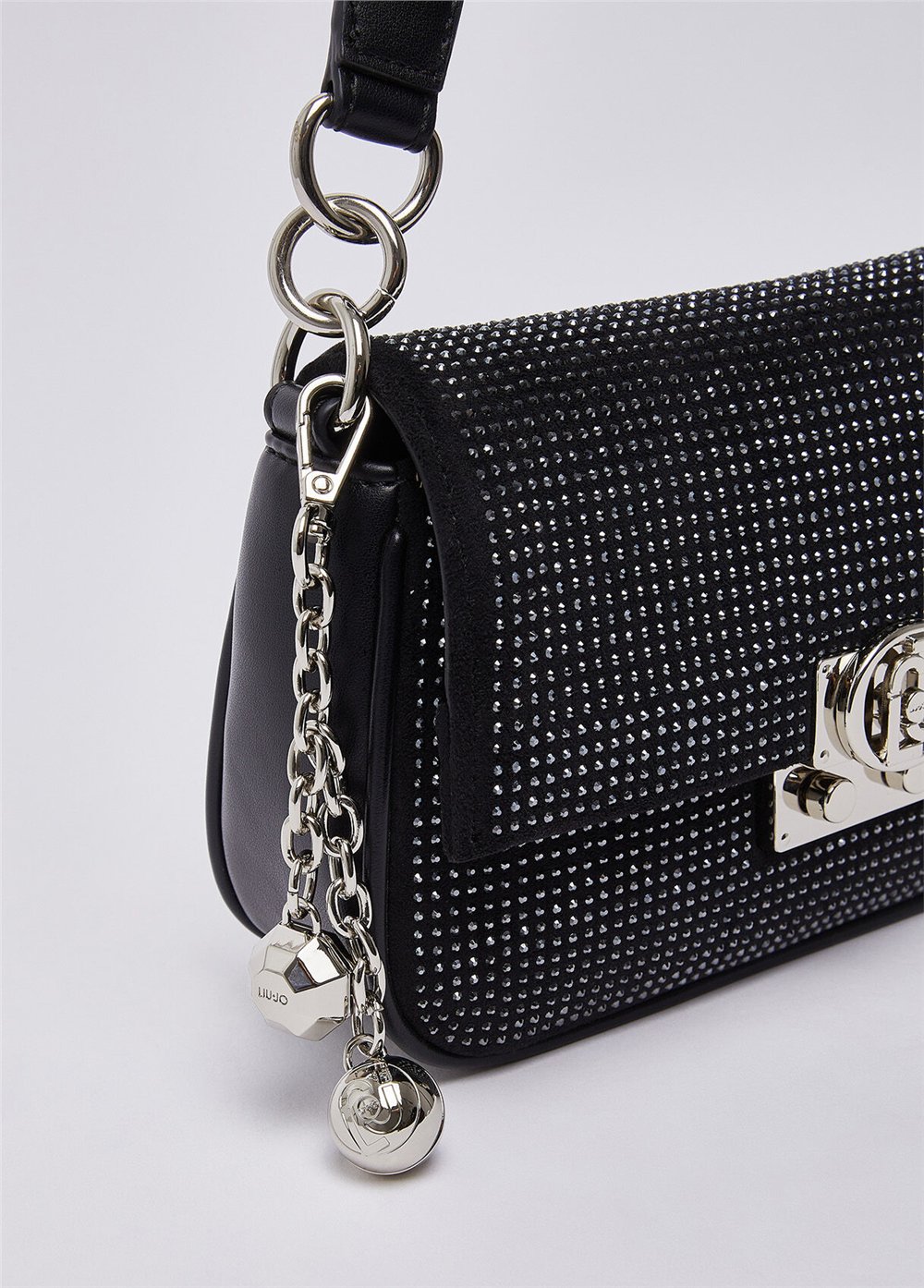 Liu Jo S Crossbody Kadın Mini Omuz Çantası Siyah