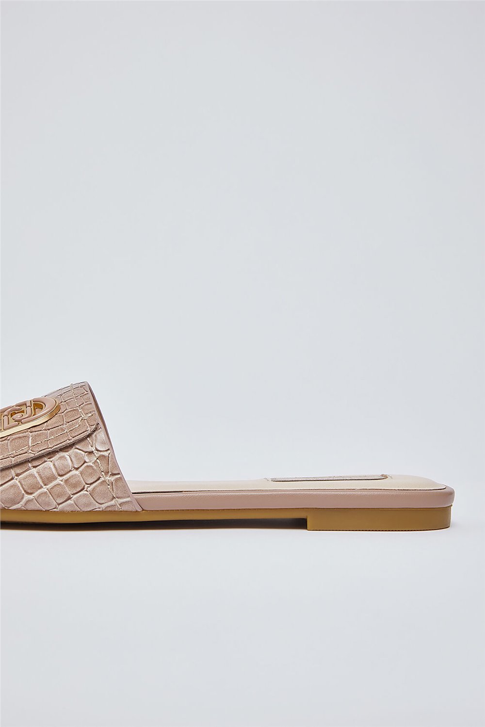 Liu Jo Sandy 03 Printed Cocco Spread Kadın Terlik Ten Rengi