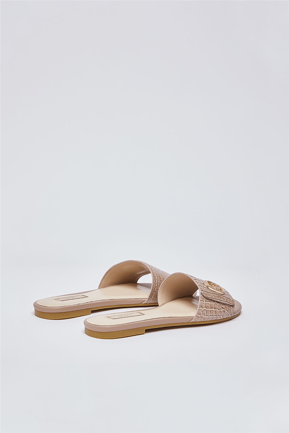 Liu Jo Sandy 03 Printed Cocco Spread Kadın Terlik Ten Rengi
