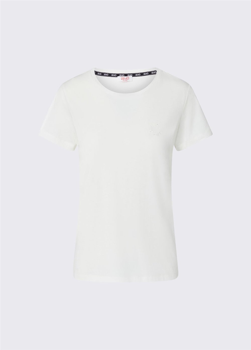 Liu Jo T-Shirt Basica M/C Kadın Bisiklet Yaka T-Shirt