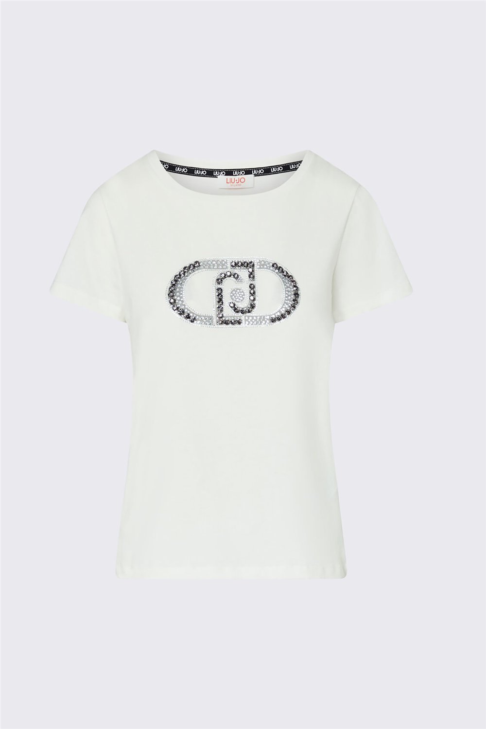 Liu Jo T-Shirt Basica M/C Kadın Bisiklet Yaka T-Shirt