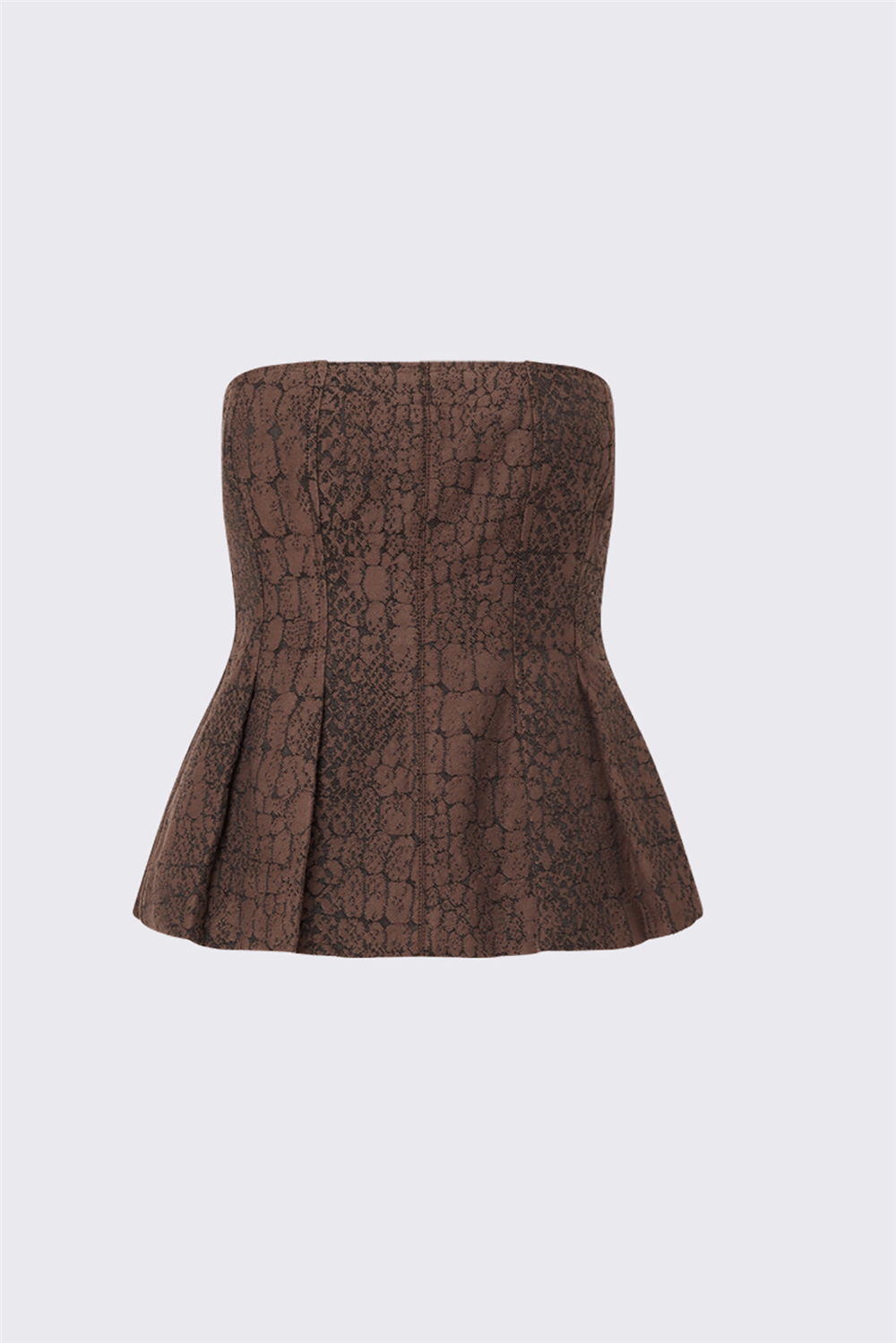 Liu Jo Top Jacquard Kadın Straplez Bluz
