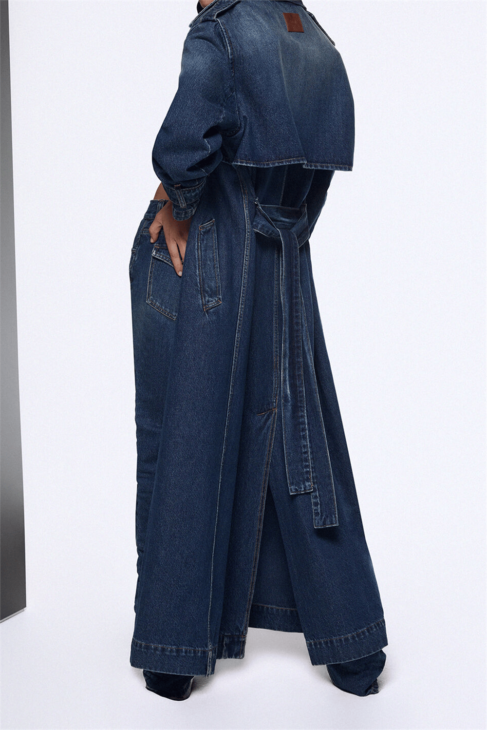 Liu Jo Trench Denim Kadın Denim Trençkot