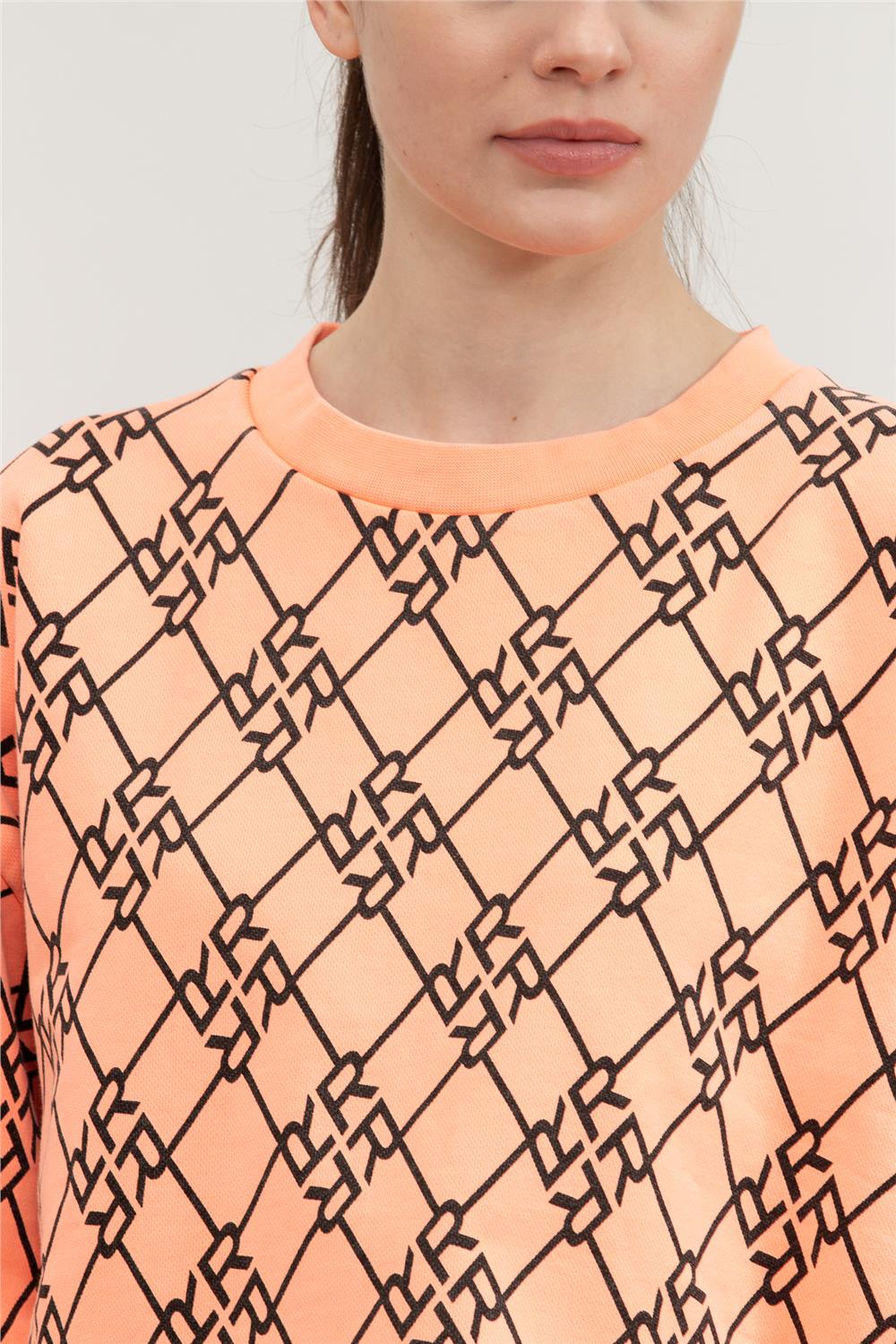 Replay Over Kadın Bisiklet Yaka Sweatshirt