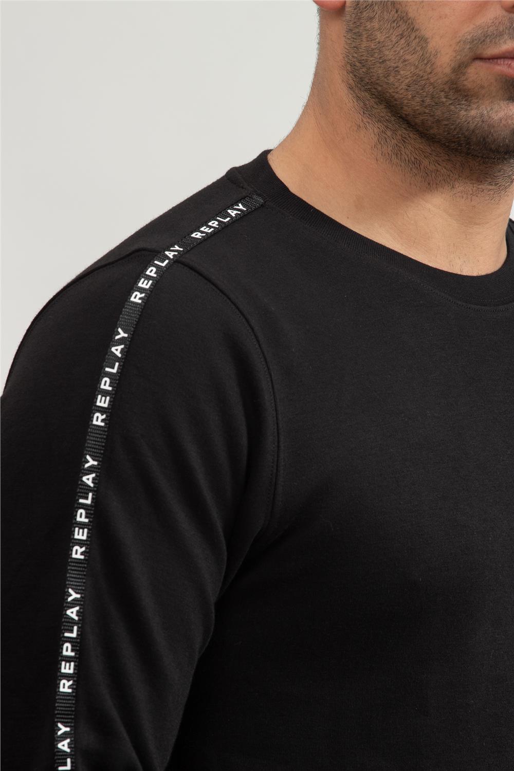 Replay Regular Erkek Bisiklet Yaka Sweatshirt