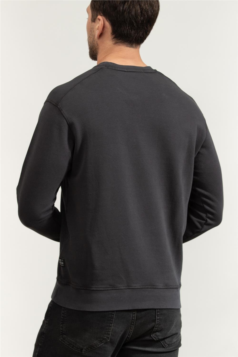 Replay Regular Erkek Bisiklet Yaka Sweatshirt