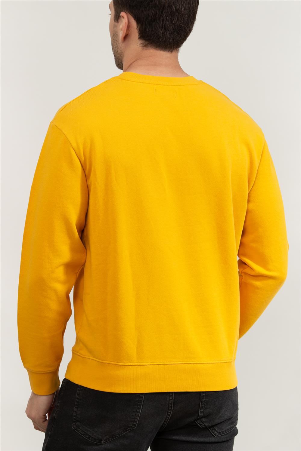 Replay Regular Erkek Bisiklet Yaka Sweatshirt