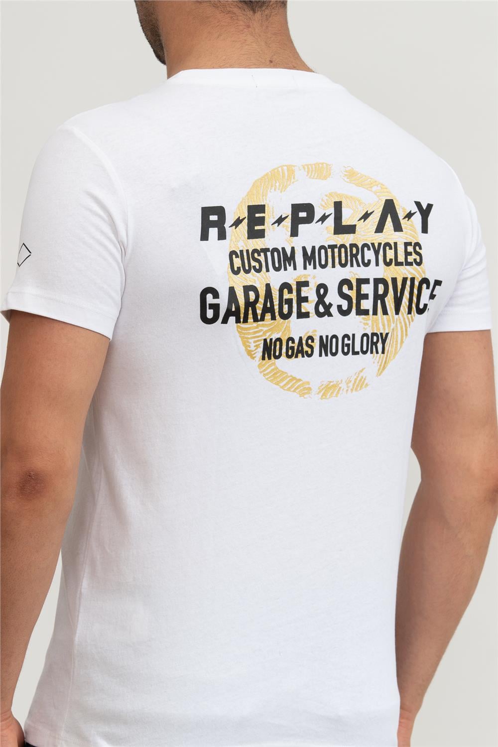Replay Regular Erkek Bisiklet Yaka T-Shirt