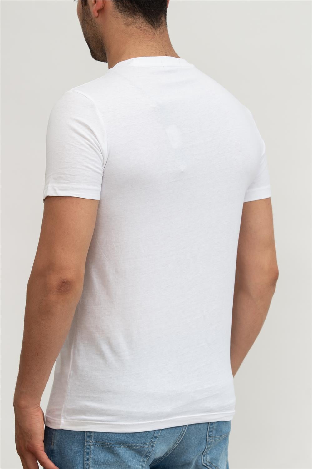 Replay Regular Erkek Bisiklet Yaka T-Shirt
