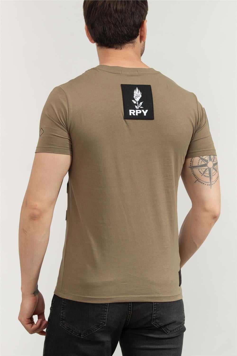 Replay Regular Erkek Bisiklet Yaka T-Shirt