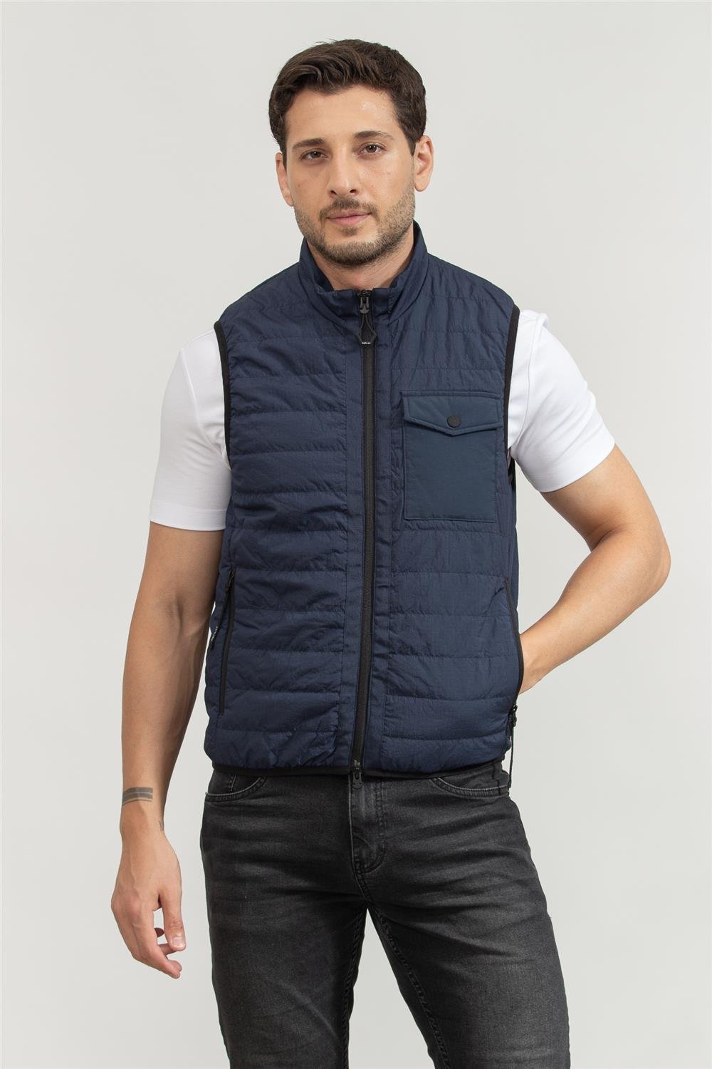 Replay Regular Slim Erkek Yelek