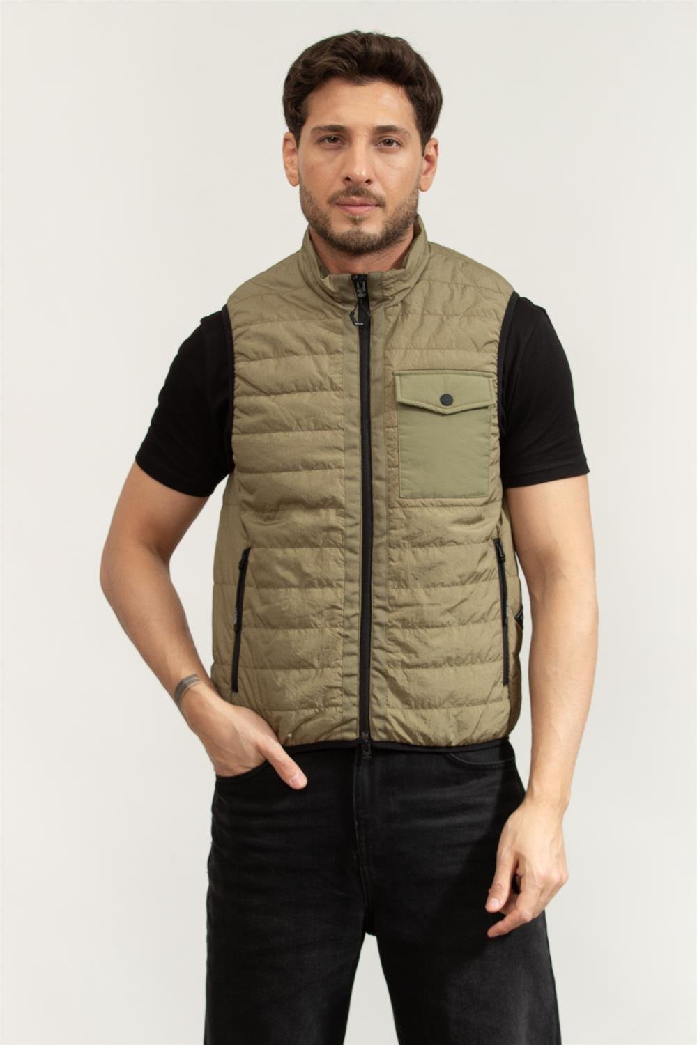 Replay Regular Slim Erkek Yelek