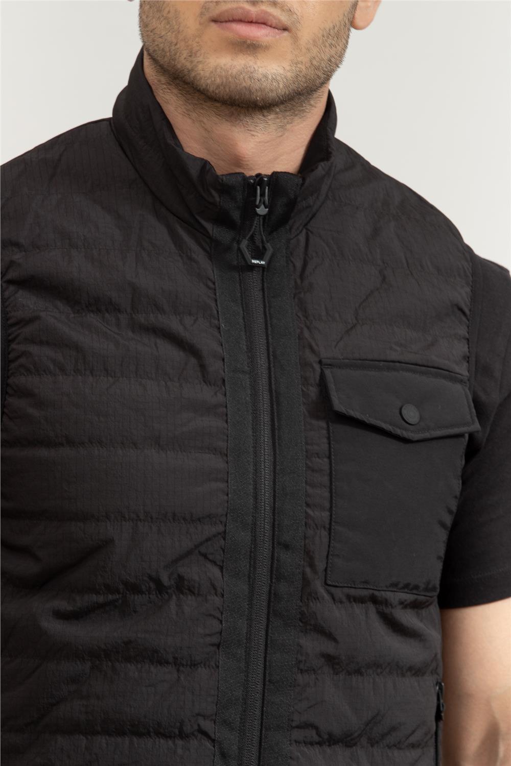 Replay Regular Slim Erkek Yelek