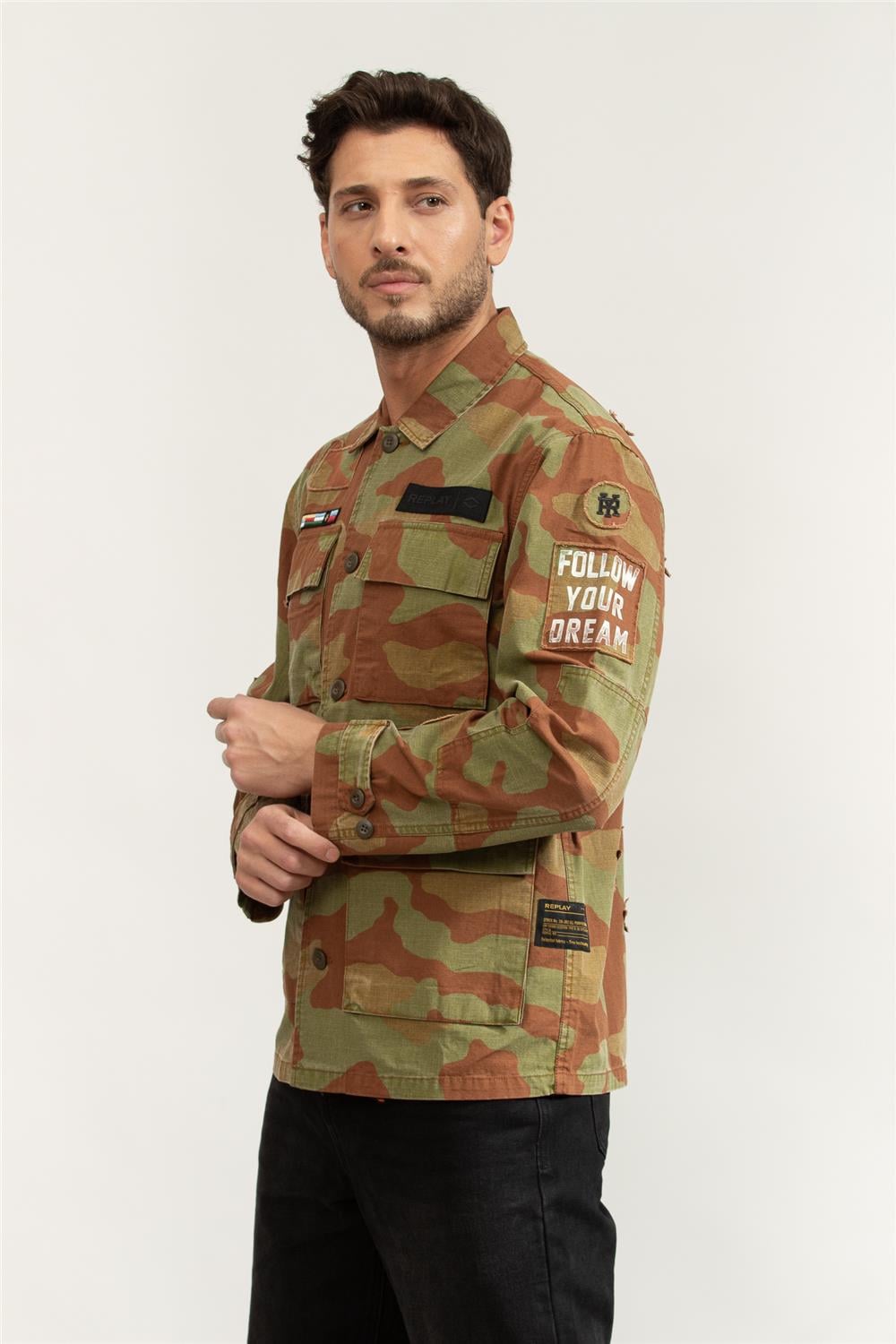 Replay Relaxed Erkek Mont