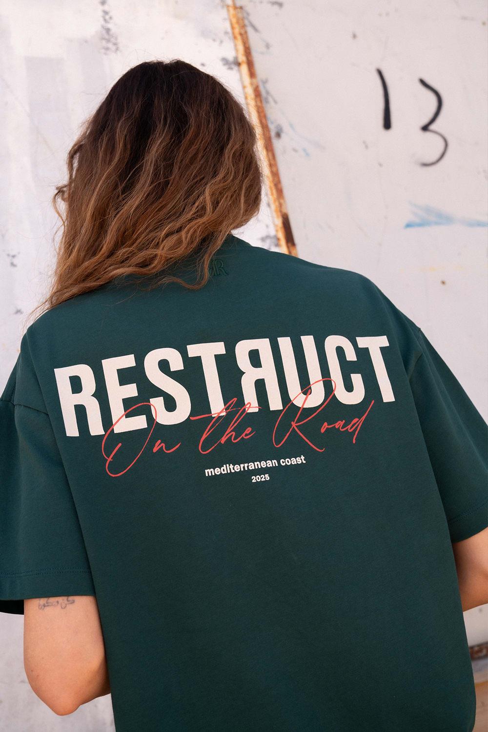 Restruct Erkek Bisiklet Yaka T-Shirt