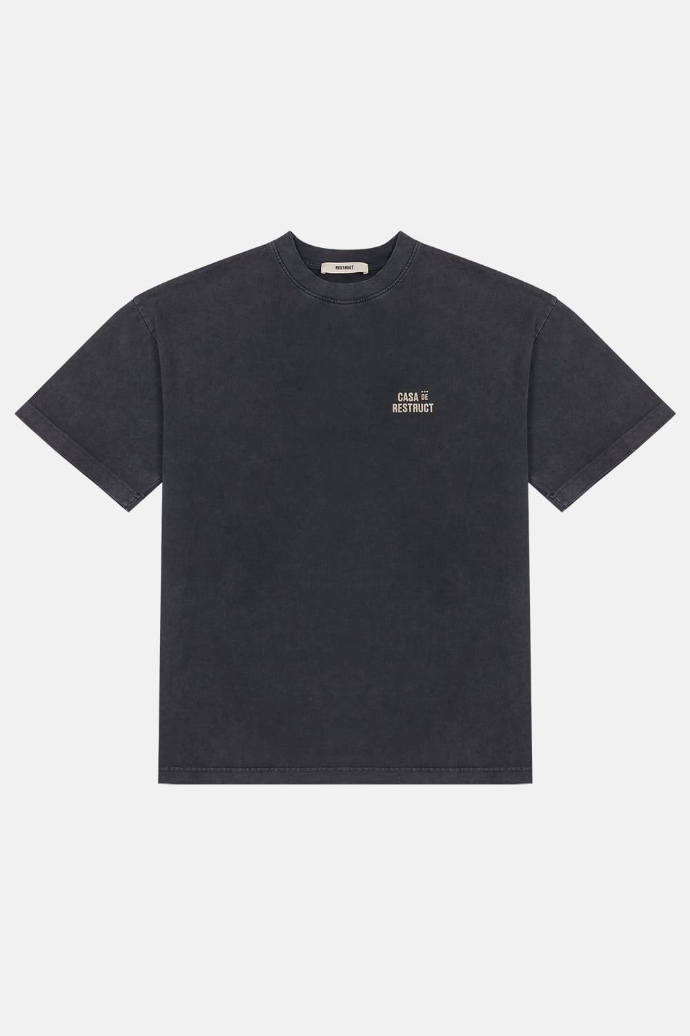 Restruct Erkek Bisiklet Yaka T-Shirt