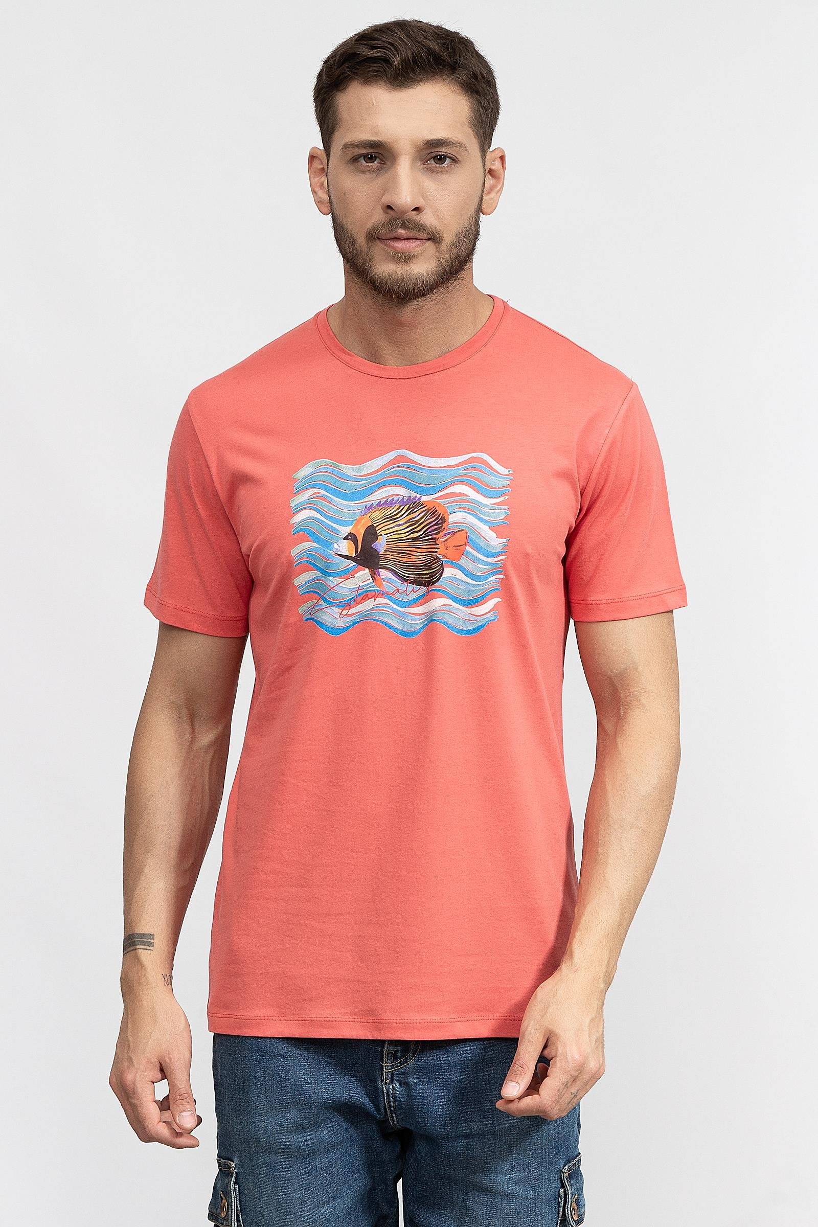 Stamati's Erkek Bisiklet Yaka T-Shirt