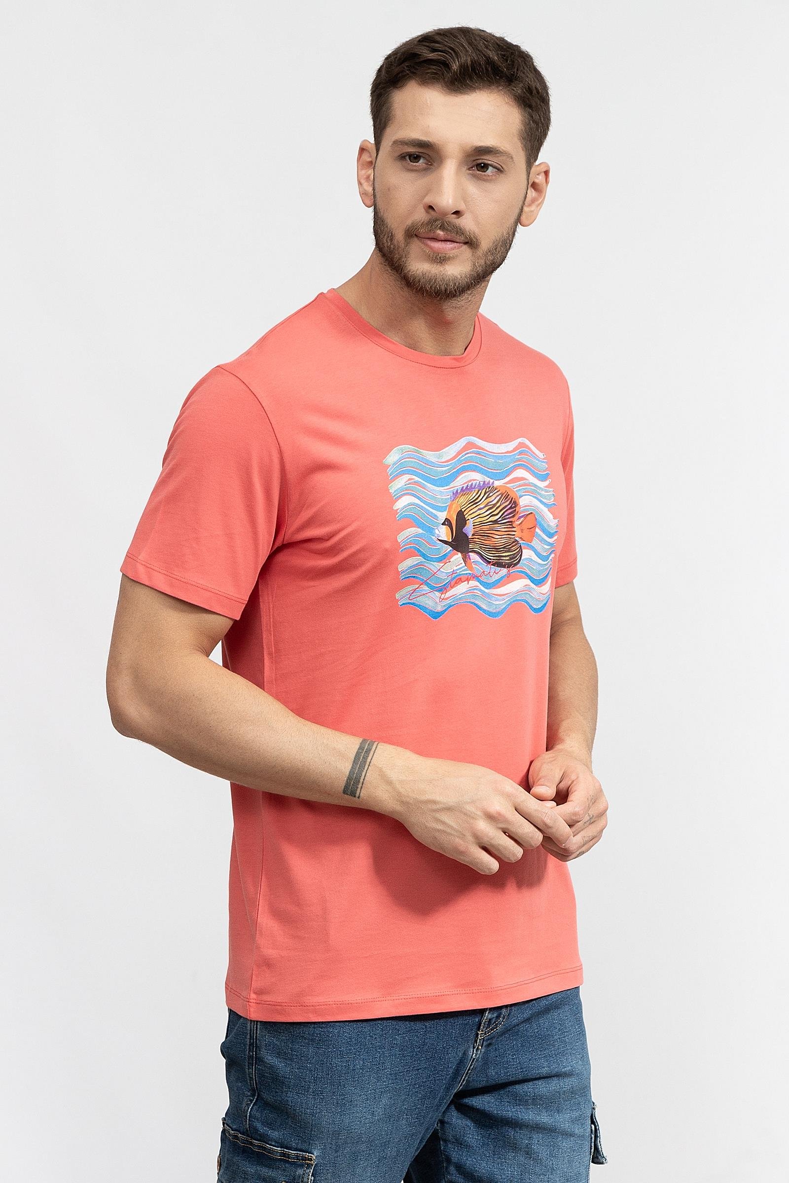 Stamati's Erkek Bisiklet Yaka T-Shirt