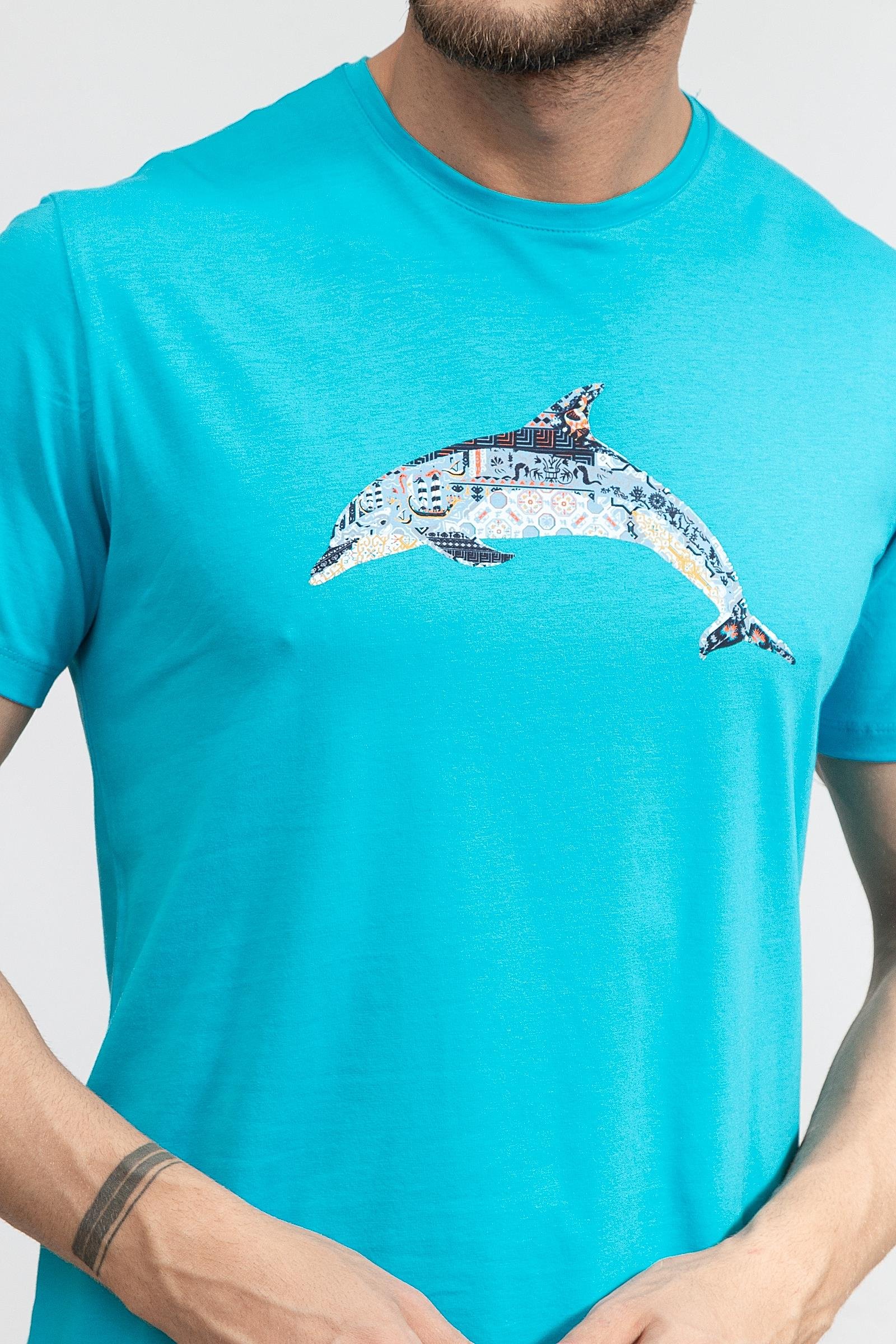 Stamati's Erkek Bisiklet Yaka T-Shirt