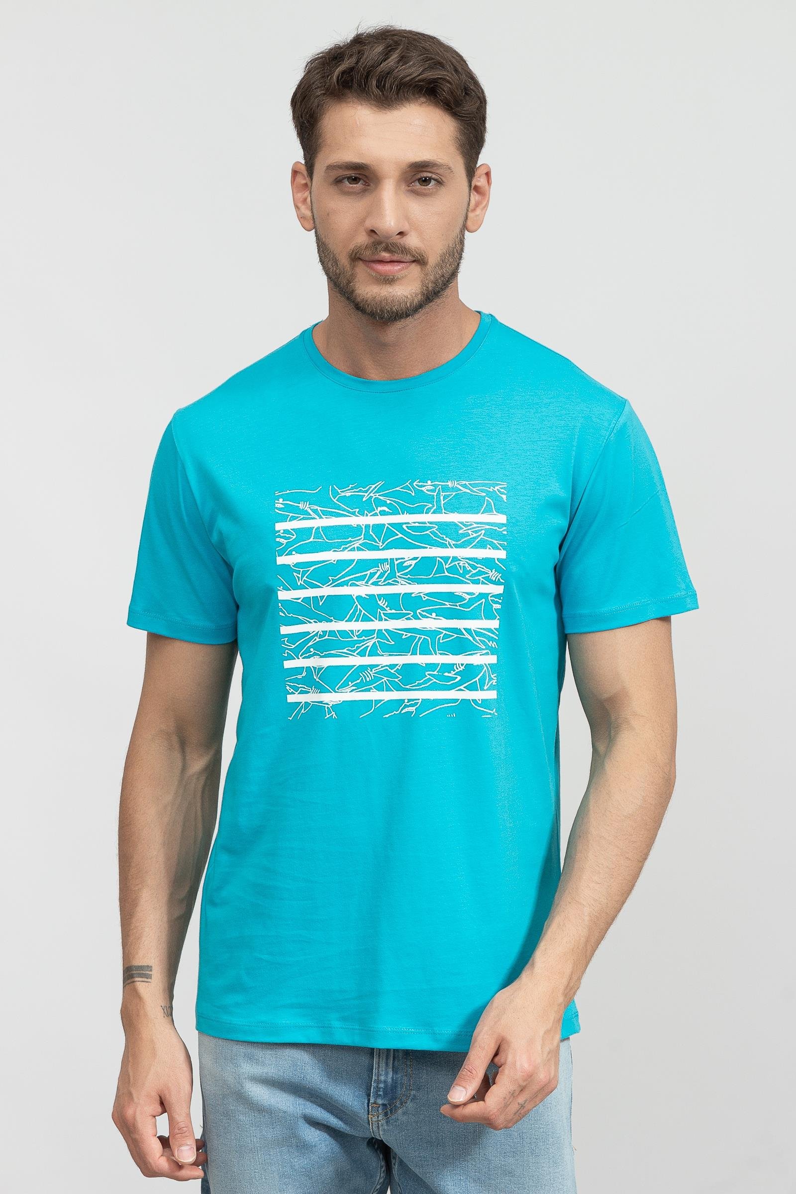 Stamati's Erkek Bisiklet Yaka T-Shirt