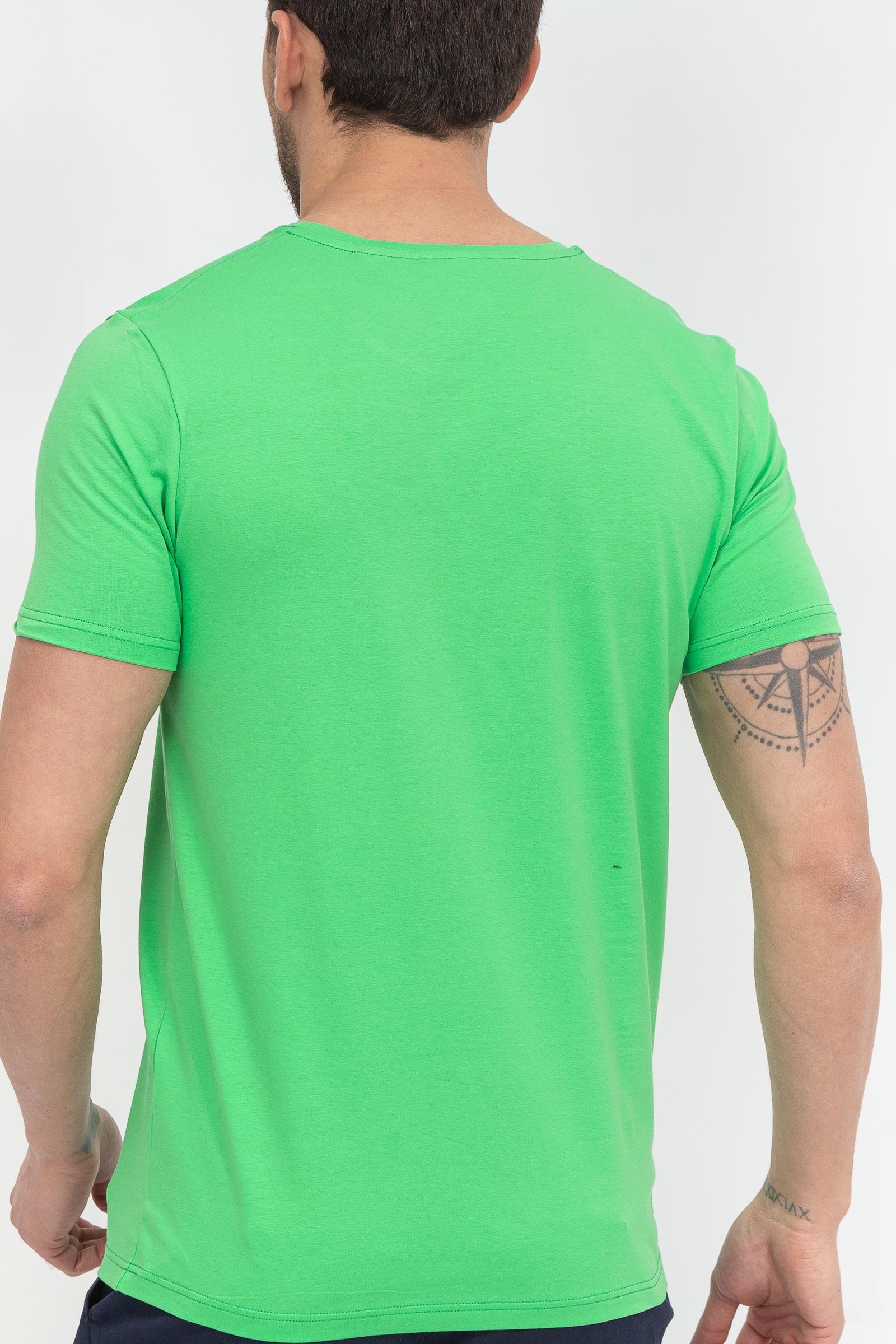 Stamati's Erkek Bisiklet Yaka T-Shirt