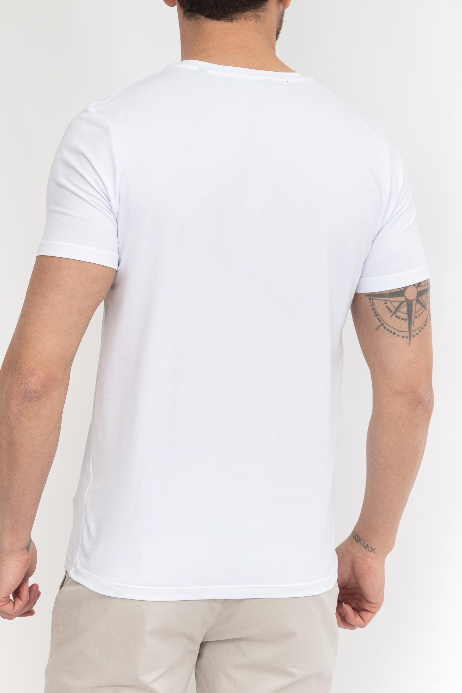 Stamati's Erkek Bisiklet Yaka T-Shirt