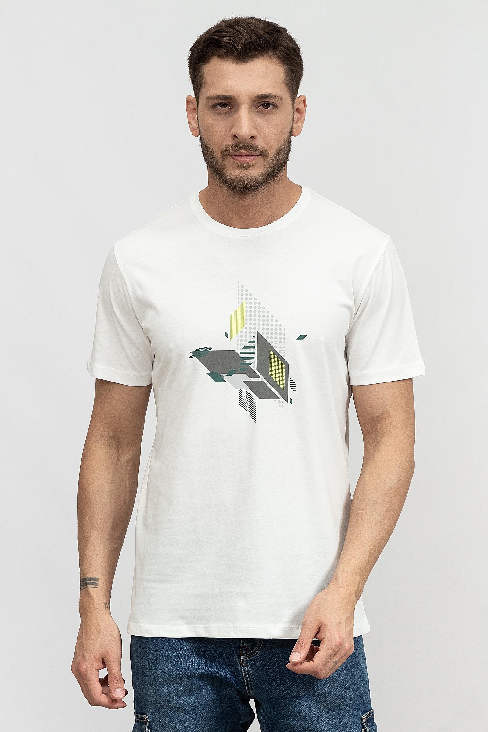 Stamati's Erkek Bisiklet Yaka T-Shirt