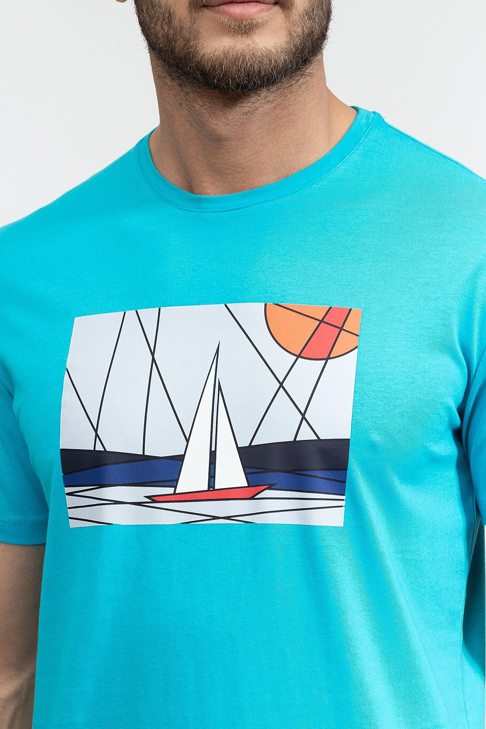 Stamati's Erkek Bisiklet Yaka T-Shirt