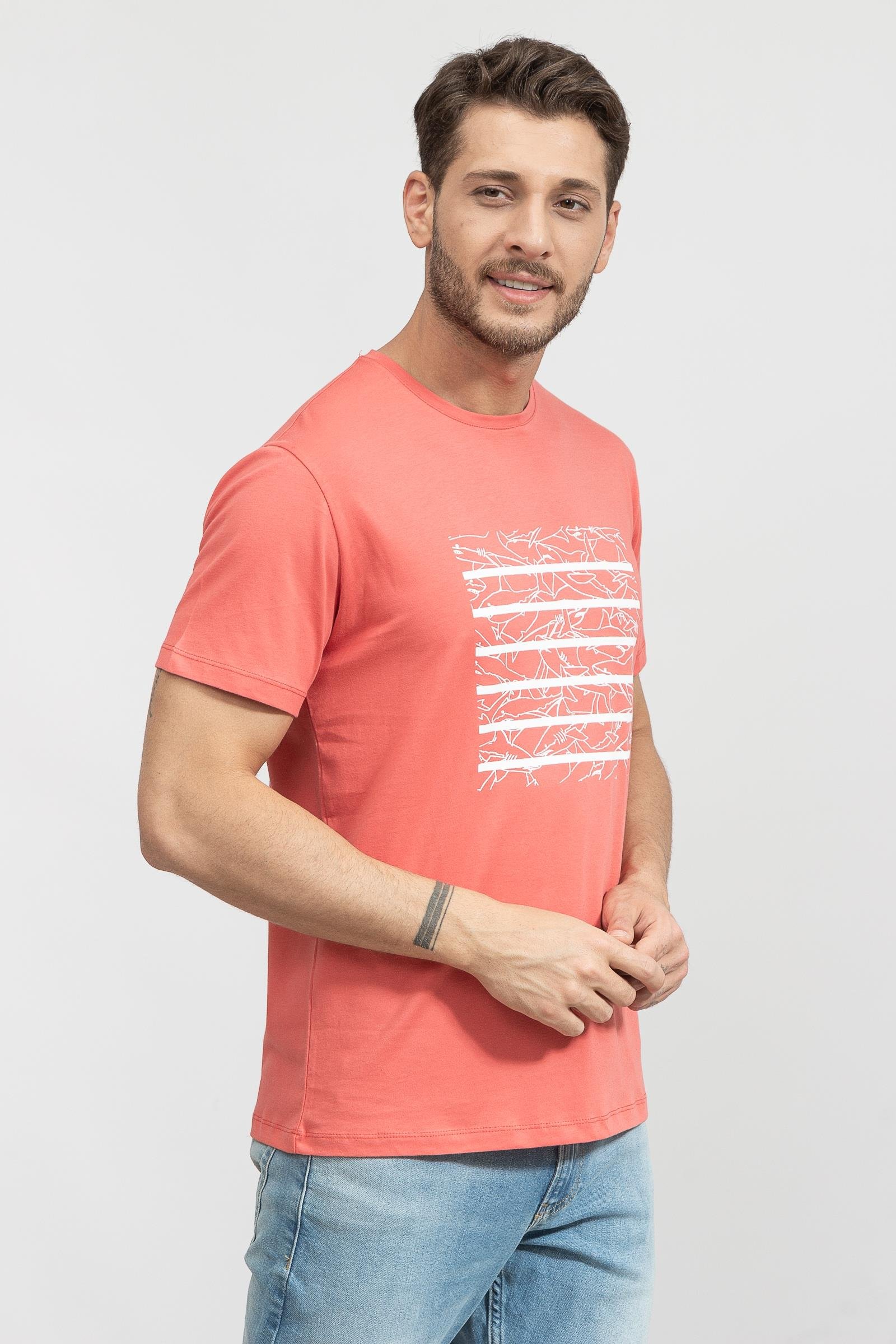 Stamati's Erkek Bisiklet Yaka T-Shirt