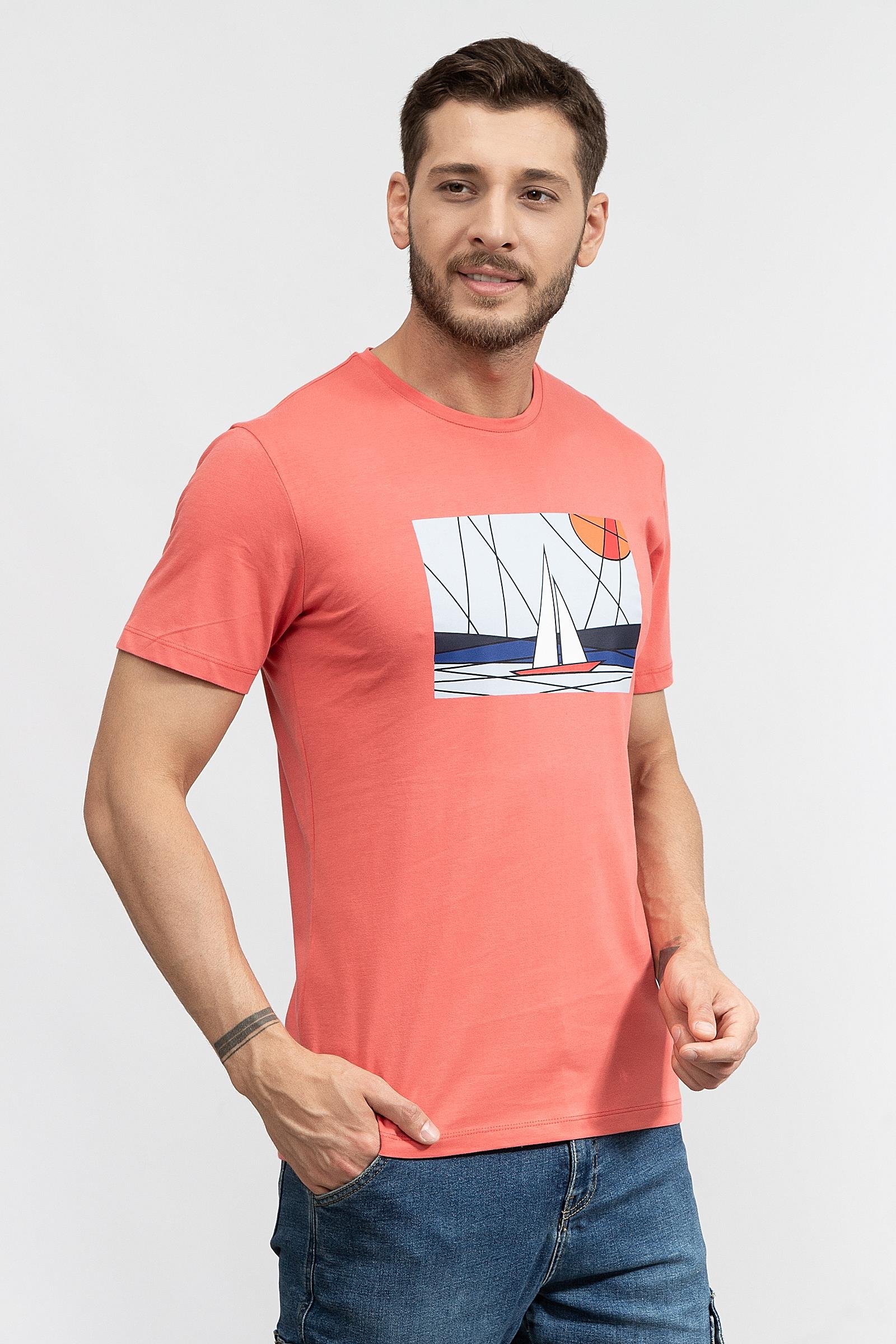 Stamati's Erkek Bisiklet Yaka T-Shirt