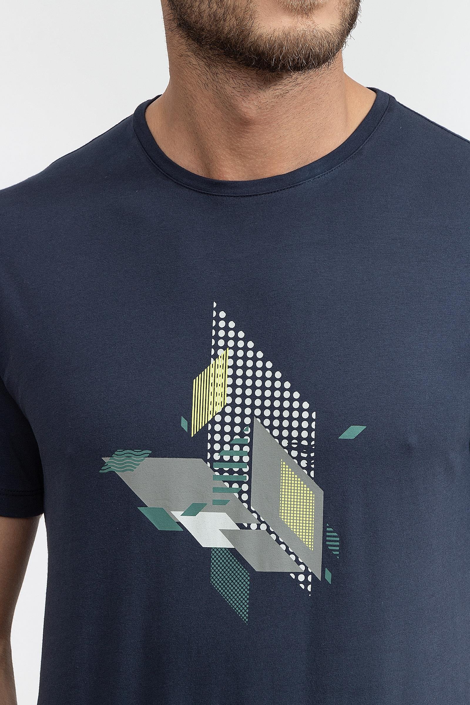 Stamati's Erkek Bisiklet Yaka T-Shirt