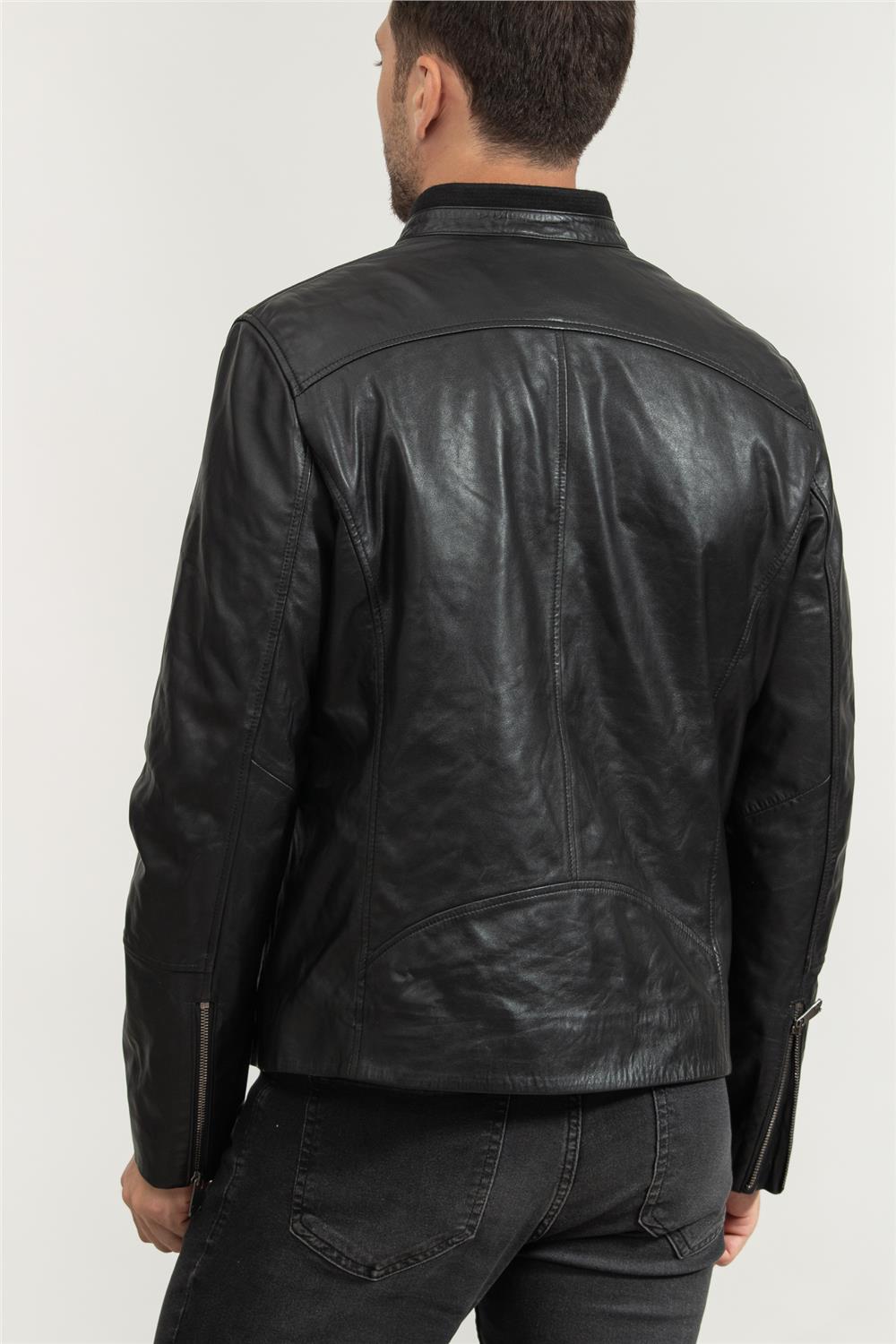 Stamati's Erkek Deri Mont