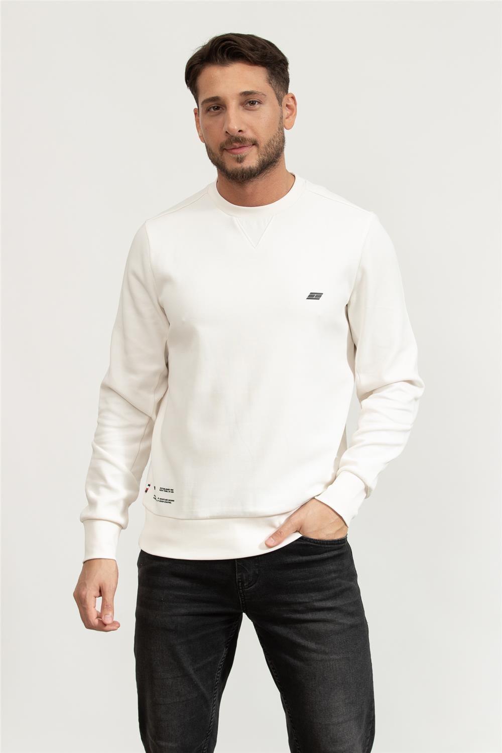 Tommy Hilfiger Best Essentials Erkek Bisiklet Yaka Sweatshirt