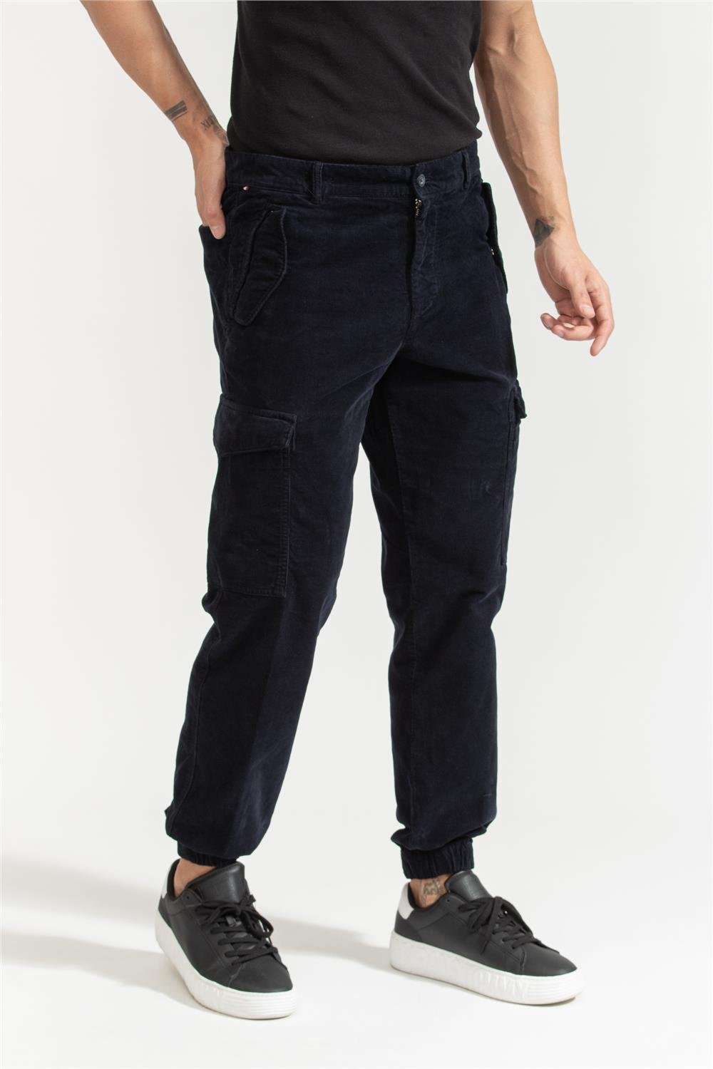 Tommy Hilfiger Cargo Corduroy Erkek Jogger Pantolon