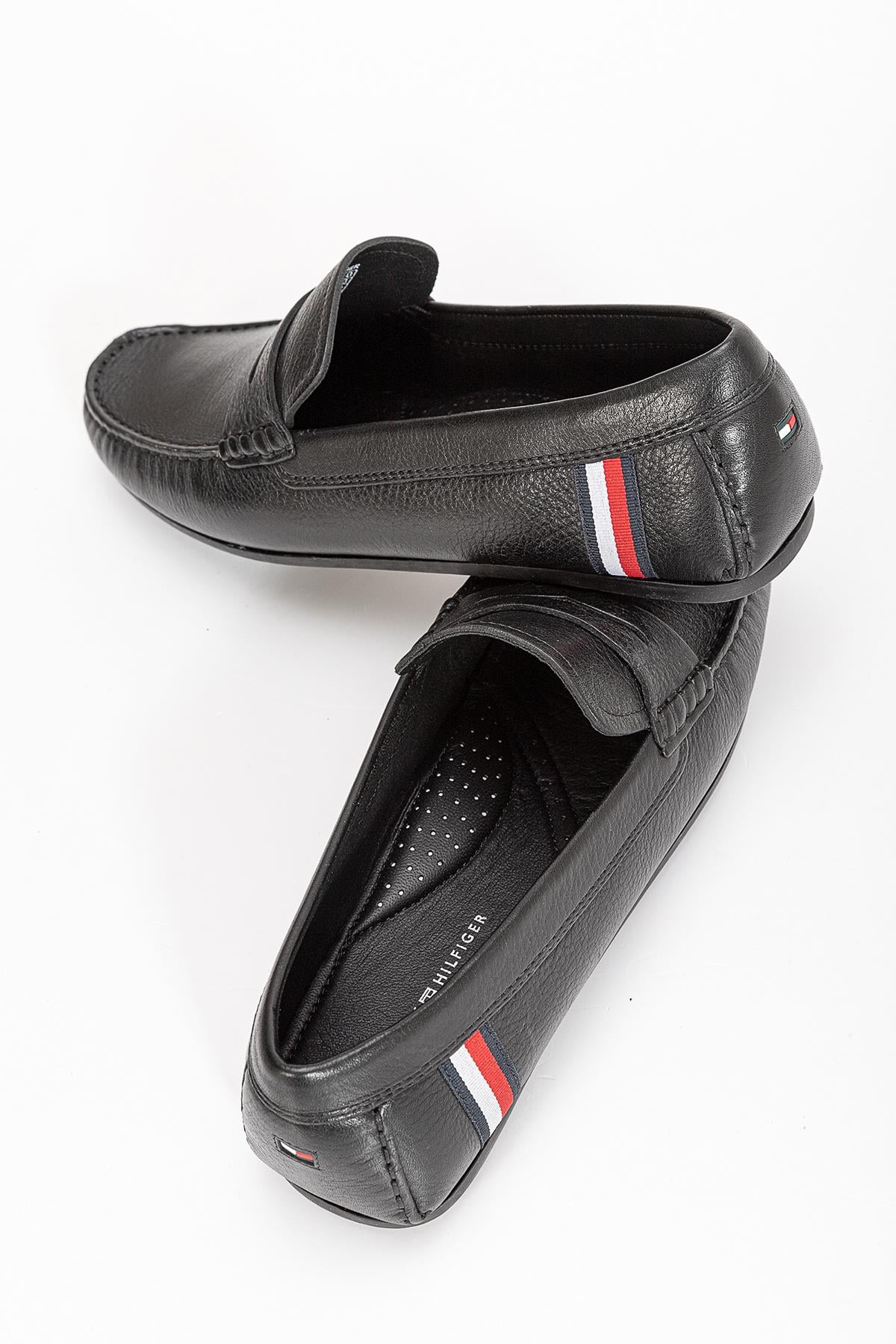 Tommy Hilfiger Classic Rwb Leather Driver Erkek Loafer Ayakkabı