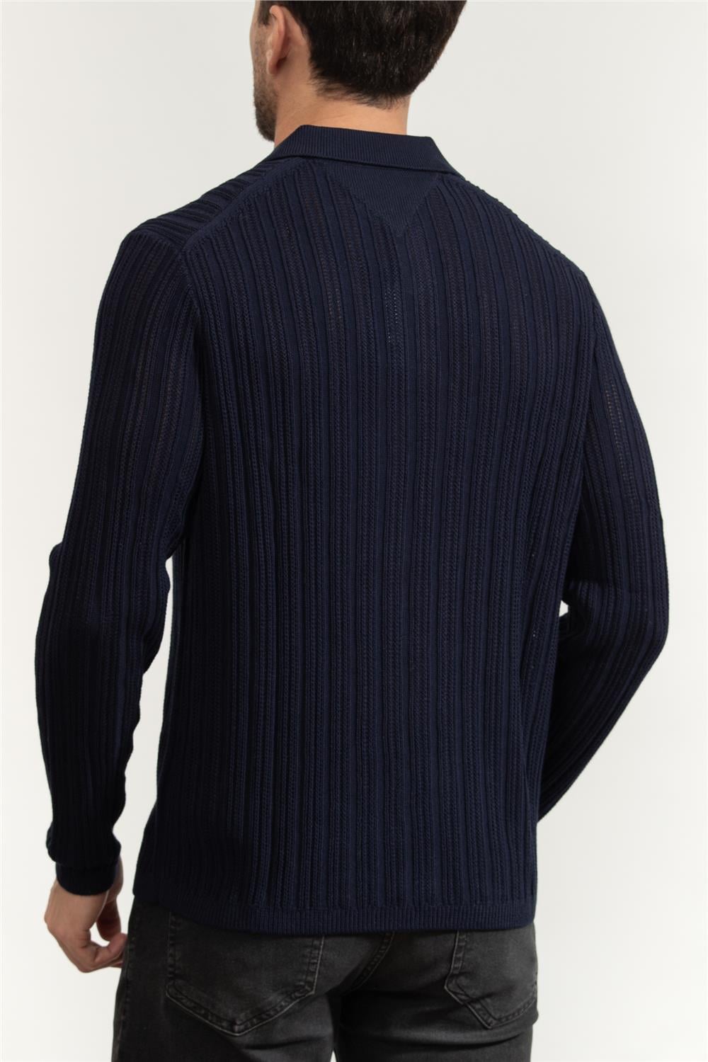 Tommy Hilfiger Elevated Structure Ls Polo Erkek Triko