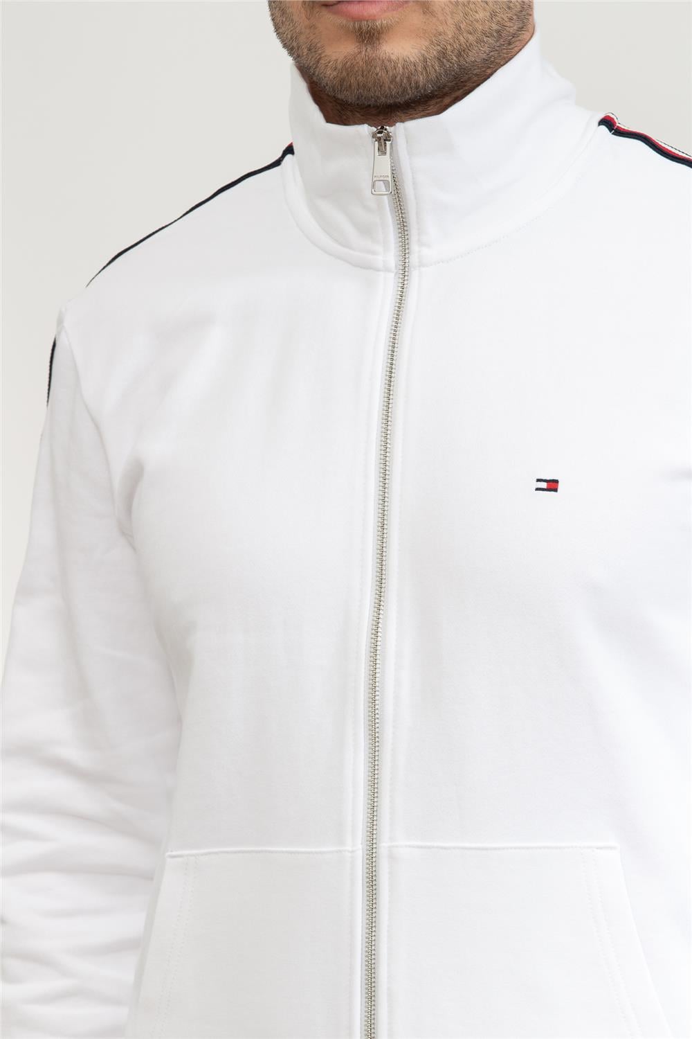 Tommy Hilfiger Erkek Fermuarlı Sweatshirt
