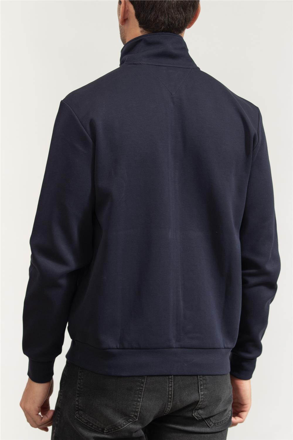 Tommy Hilfiger Erkek Fermuarlı Sweatshirt