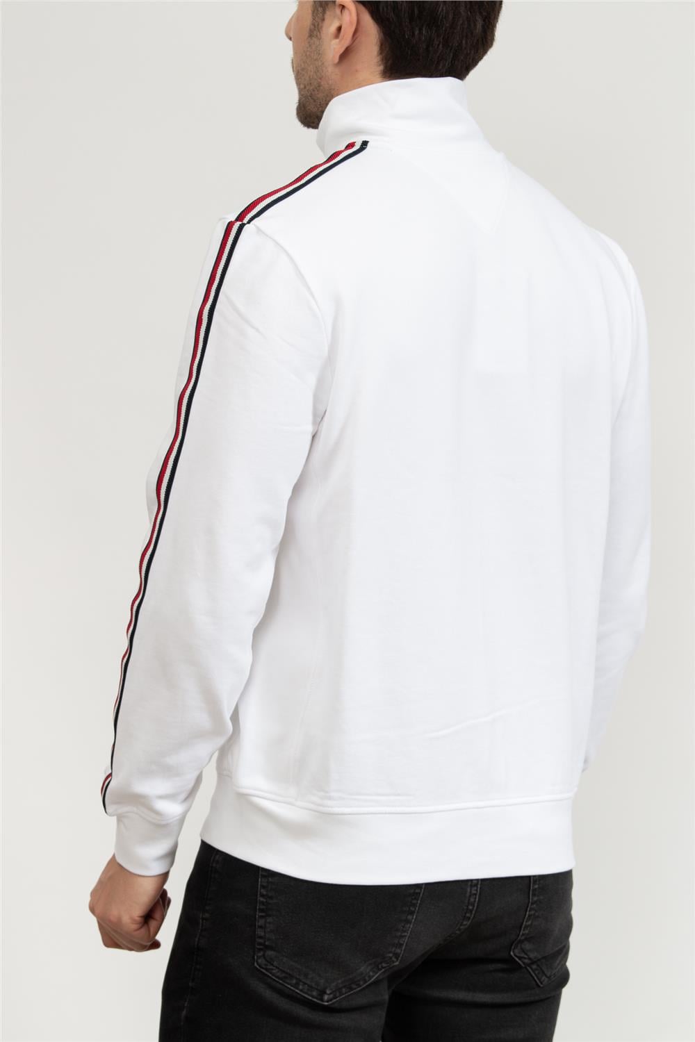Tommy Hilfiger Erkek Fermuarlı Sweatshirt