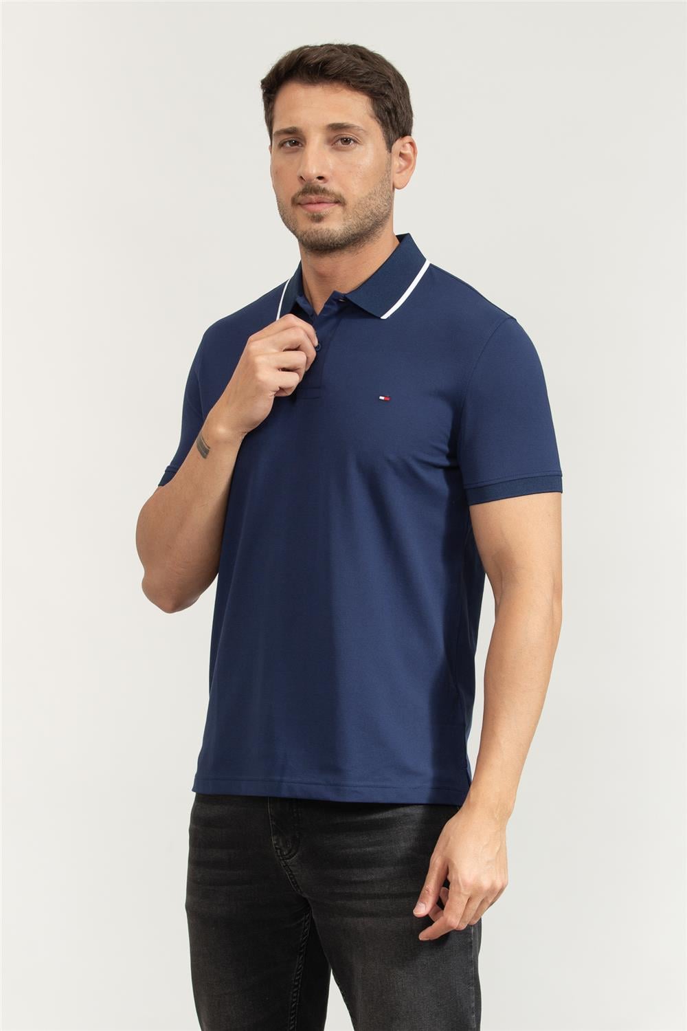 Tommy Hilfiger Erkek Polo Yaka T-Shirt