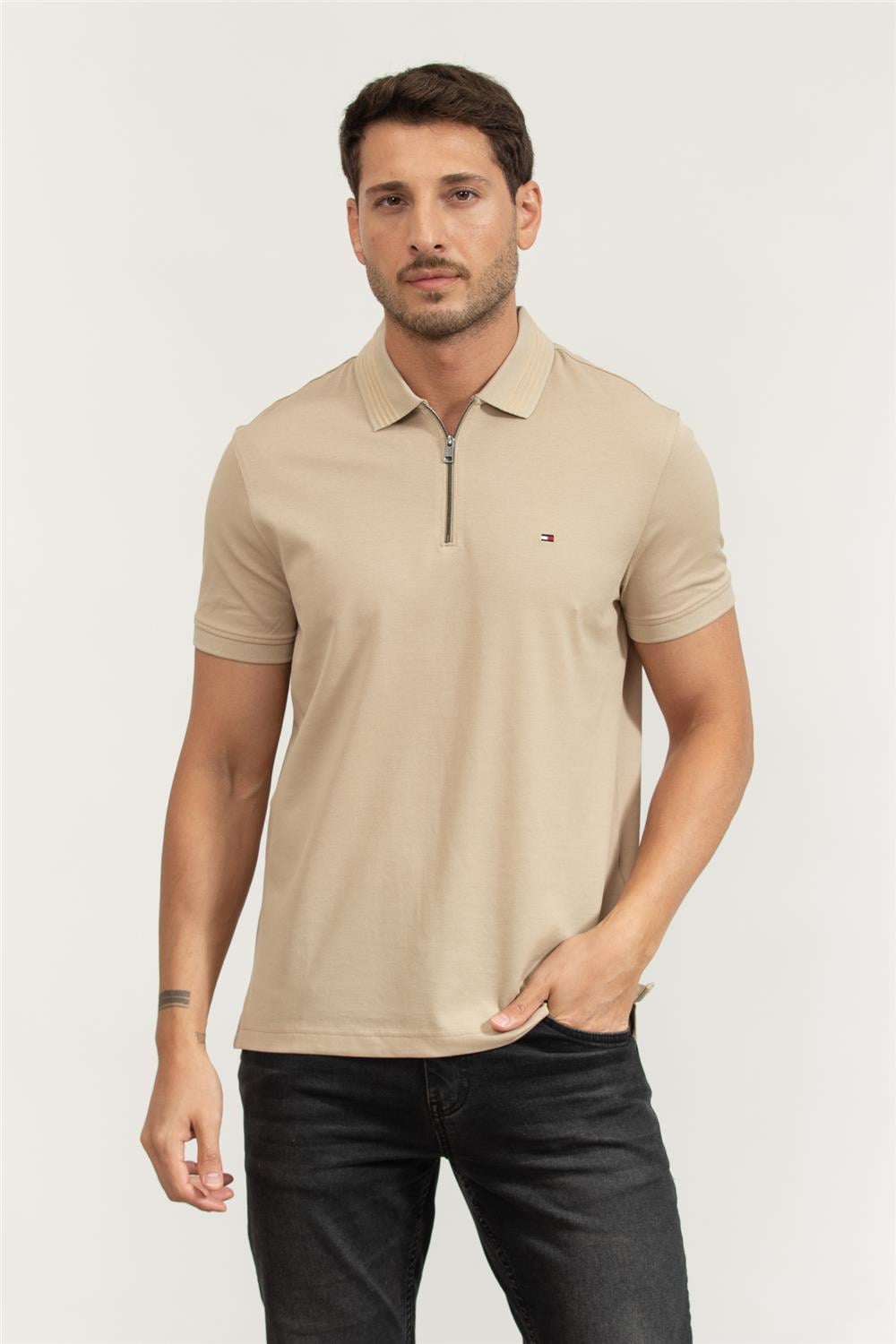 Tommy Hilfiger Erkek Polo Yaka T-Shirt