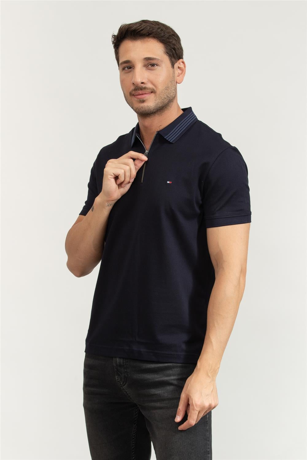 Tommy Hilfiger Erkek Polo Yaka T-Shirt