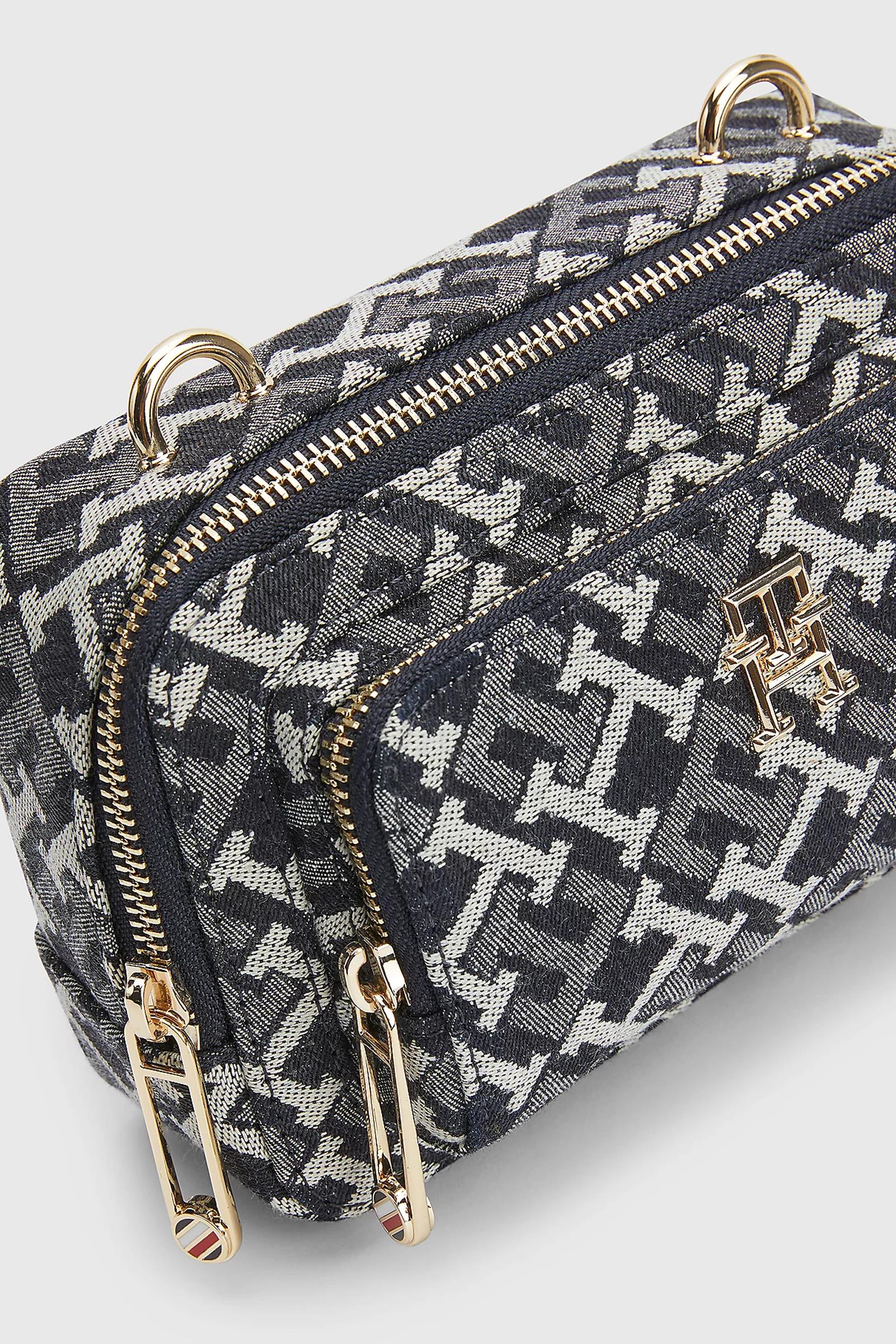 Tommy Hilfiger Iconic Camera Bag Denim Kadın Mini Omuz Çantası